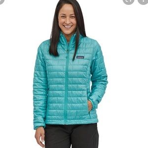 Patagonia nano puff, Iggy blue